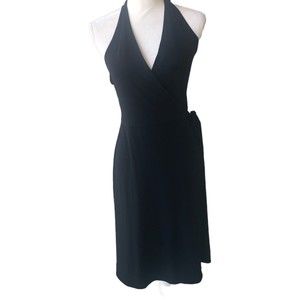 Y2K Apt 9 TRUE Wrap Dress Halter V-Neck W18
